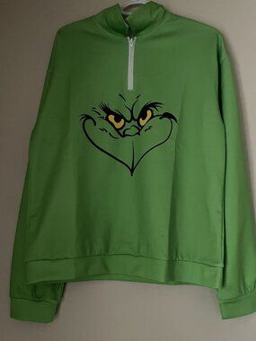Grinch Graphic Pullover